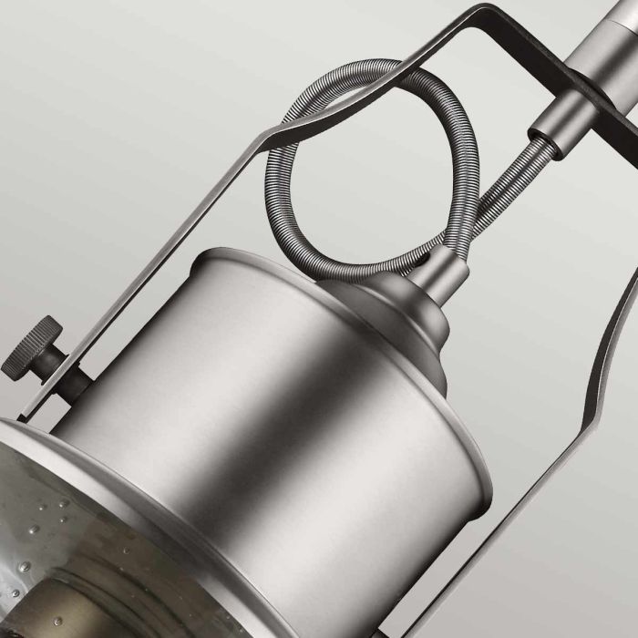 Hobson 1 Light Large Pendant Satin Nickel - Satin Nickel