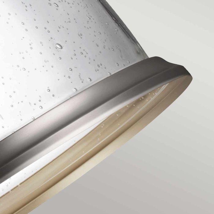 Hobson 1 Light Large Pendant Satin Nickel - Satin Nickel