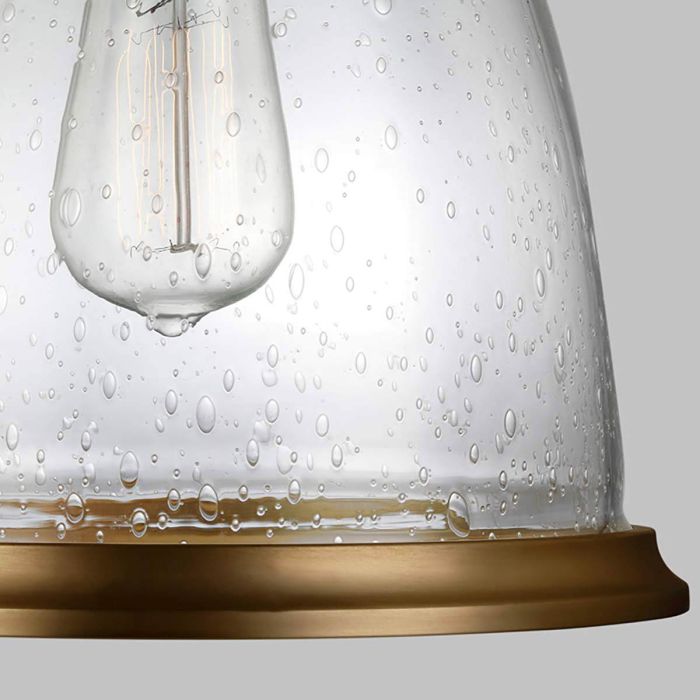 Hobson 1 Light Medium Pendant - Aged Brass