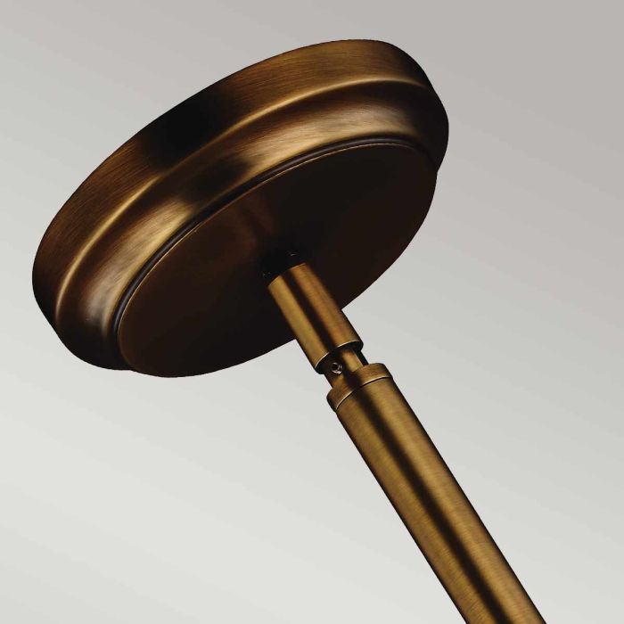 Hobson 1 Light Medium Pendant - Aged Brass