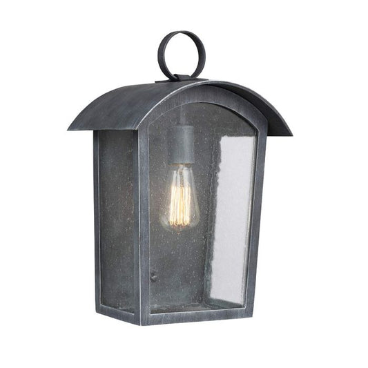 Hodges 1 Light Large Wall Lantern - Ash Black
