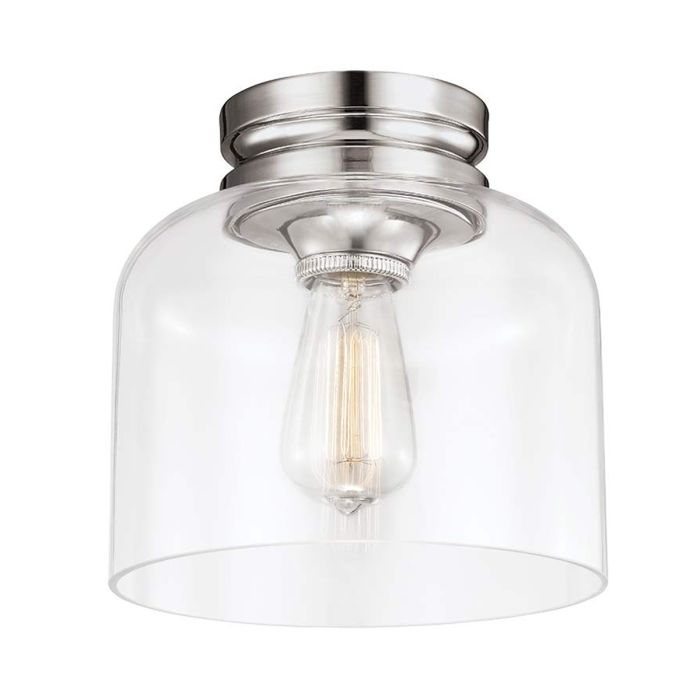 Hounslow 1 Light Flush Light - Polished Nickel