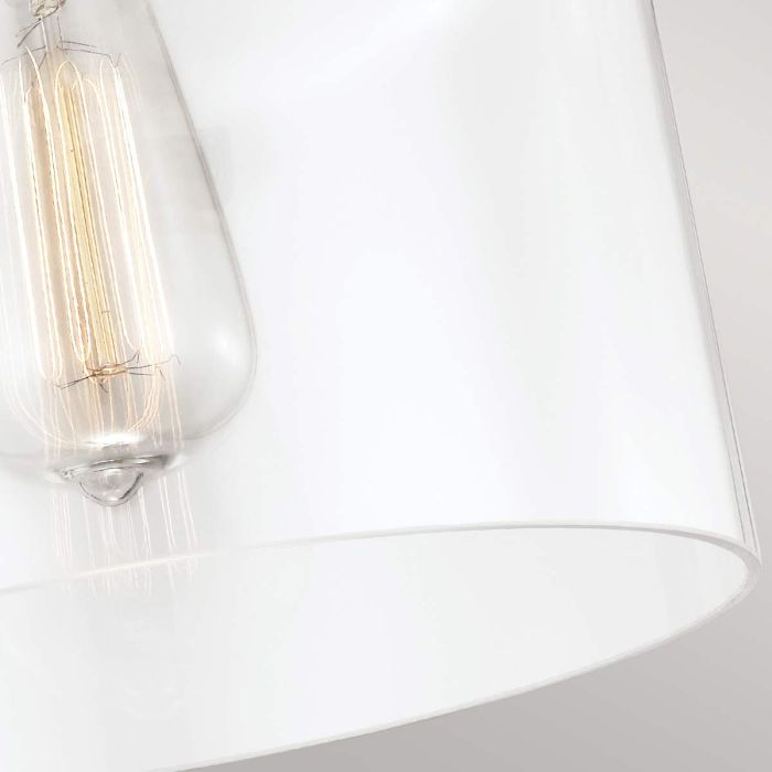 Hounslow 1 Light Flush Light - Polished Nickel