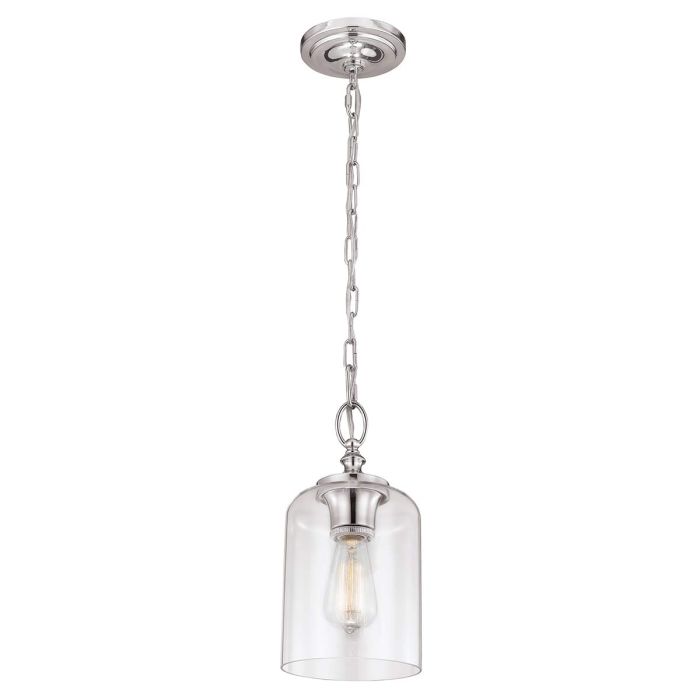 Hounslow 1 Light Pendant Polished Nickel - Polished Nickel
