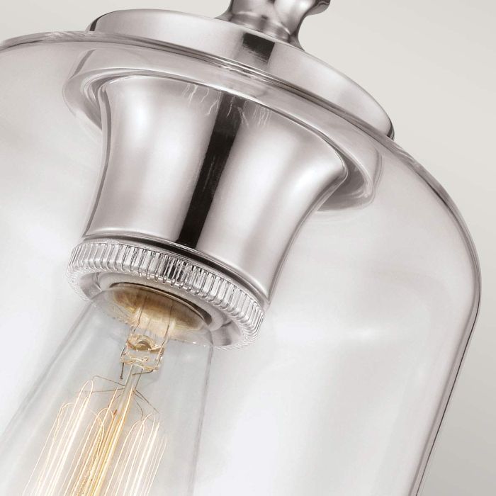 Hounslow 1 Light Pendant Polished Nickel - Polished Nickel