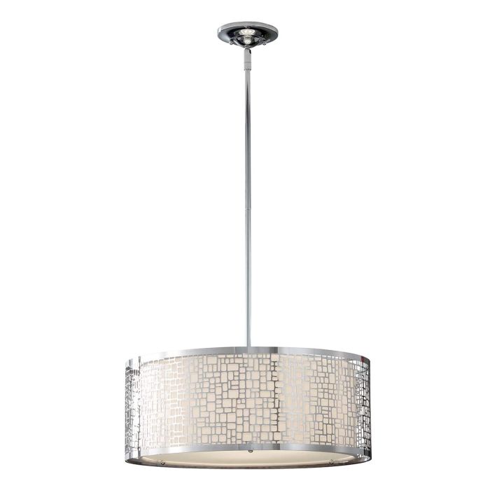 Joplin 3 Light Large Pendant - Chrome