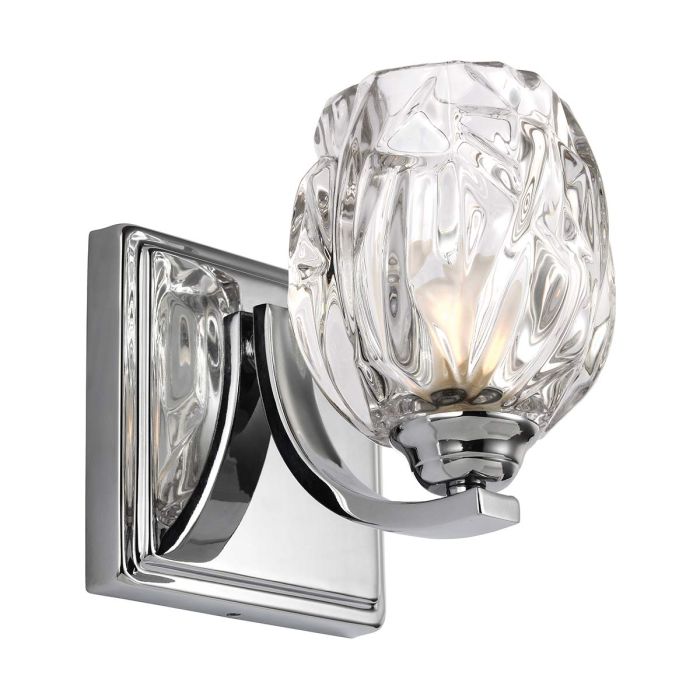 Kalli 1 Light Wall Light - Polished Chrome