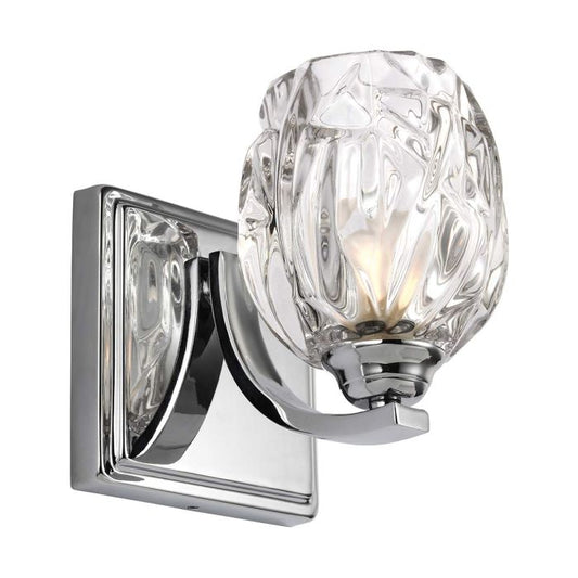 Kalli 1 Light Wall Light - Polished Chrome