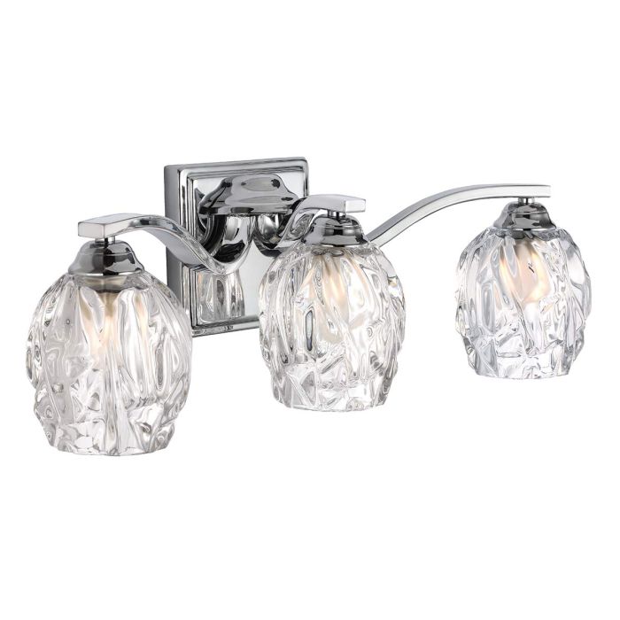 Kalli 3 Light Above Mirror Light - Polished Chrome