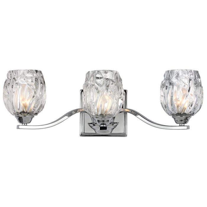 Kalli 3 Light Above Mirror Light - Polished Chrome