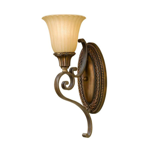 Kelham Hall 1 Light Wall Light - Firenze Gold / British Bronze