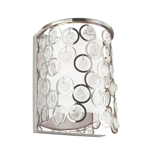 Lexi 1 Light Wall Light - Polished Nickel