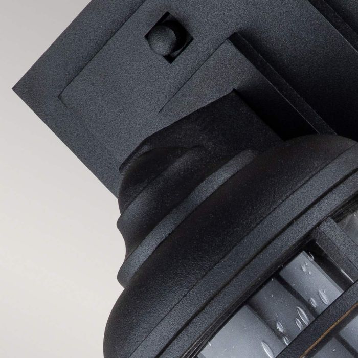 Lighthouse 1 Light Small Wall Lantern - Textured Black