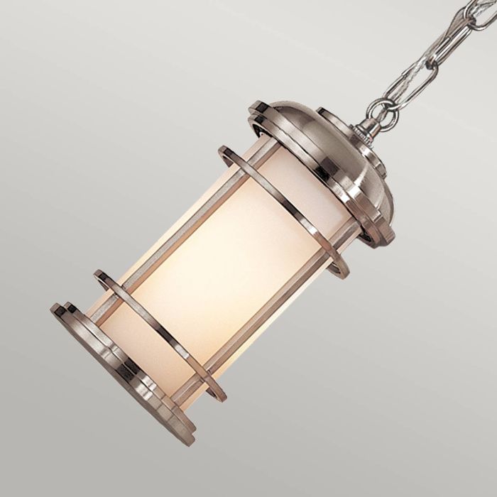 Lighthouse 1 Light Small Chain Lantern - Brushed Steel