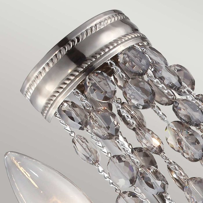 Malia 2 Light Wall Light - Polished Nickel