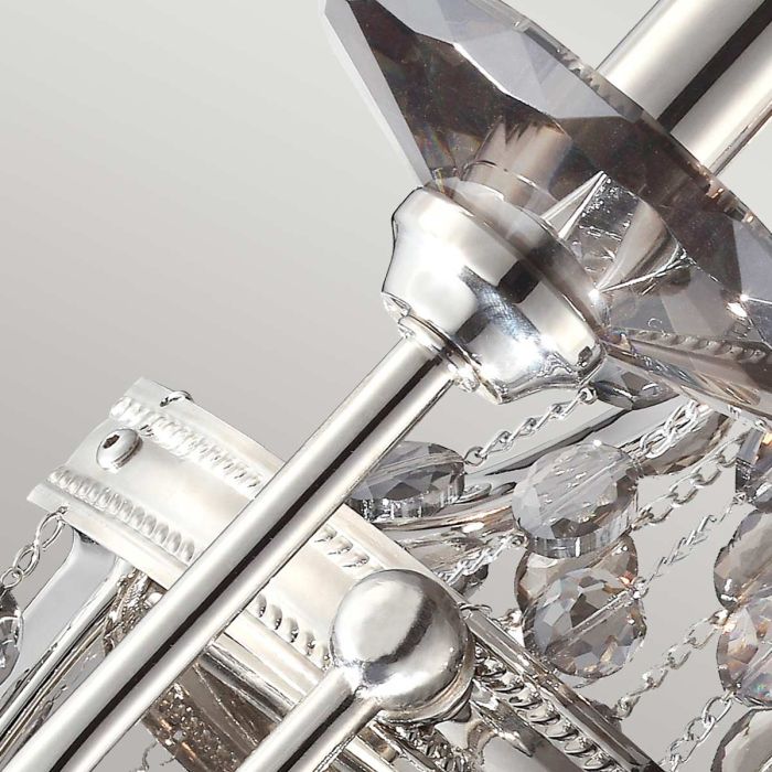 Malia 2 Light Wall Light - Polished Nickel