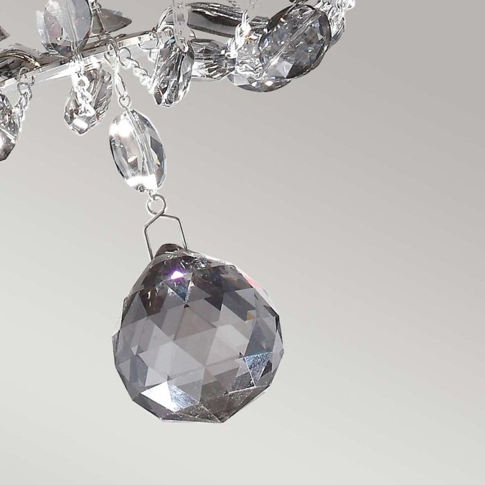 Malia 2 Light Wall Light - Polished Nickel