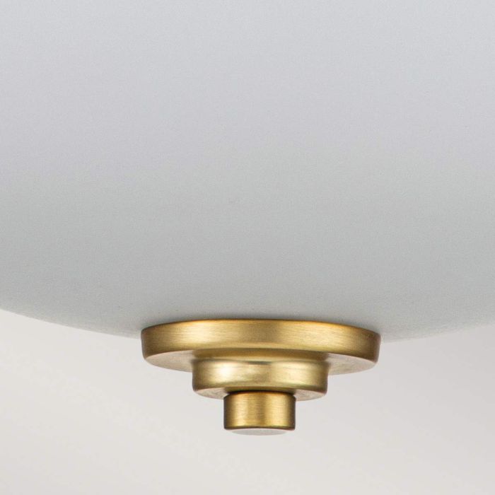 Malibu 2 Light Flush - Brushed Brass