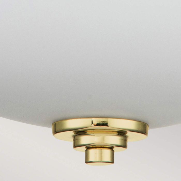 Malibu 2 Light Flush - Polished Brass