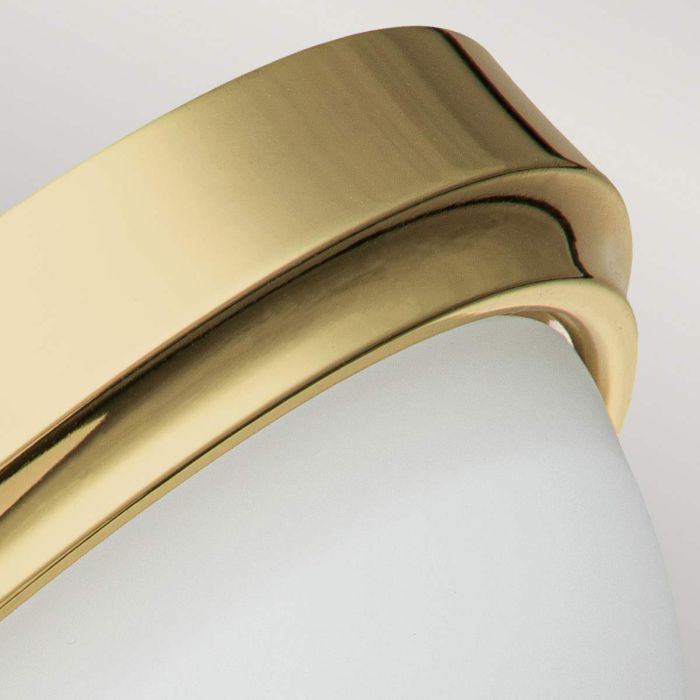 Malibu 2 Light Flush - Polished Brass