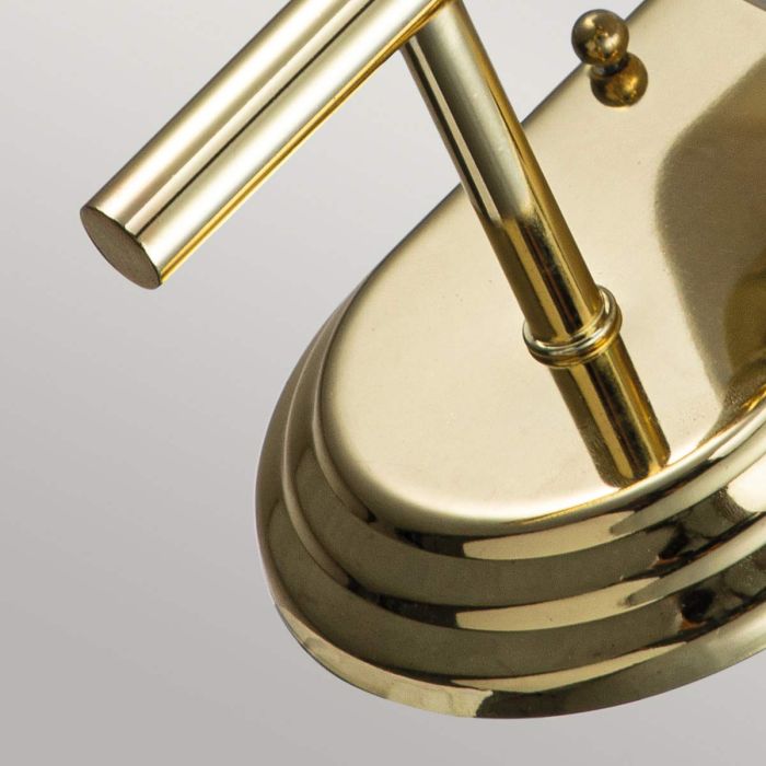 Malibu 1 Light Wall Light - Polished Brass