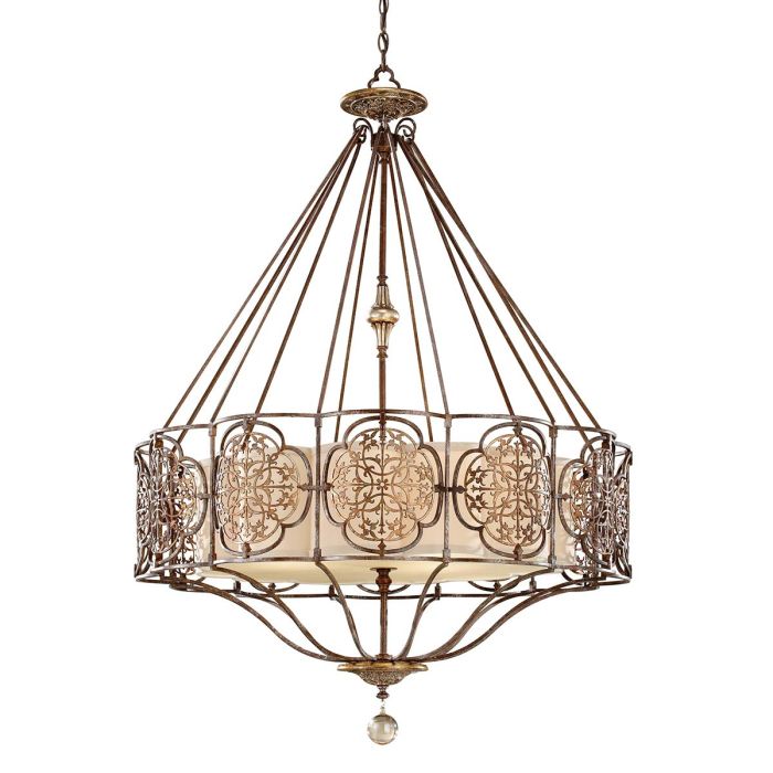 Marcella 4 Light Chandelier - British Bronze / Oxidized Bronze