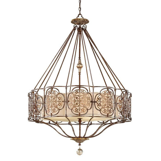 Marcella 4 Light Chandelier - British Bronze / Oxidized Bronze