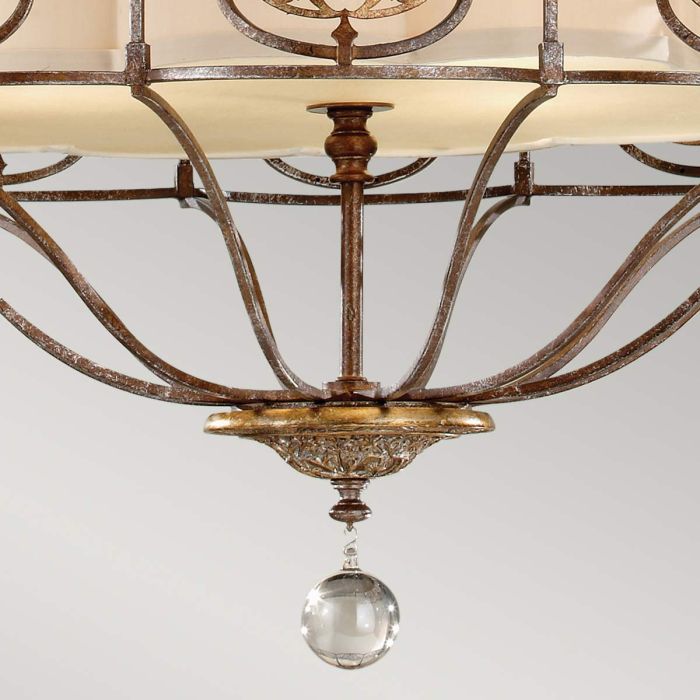 Marcella 4 Light Chandelier - British Bronze / Oxidized Bronze