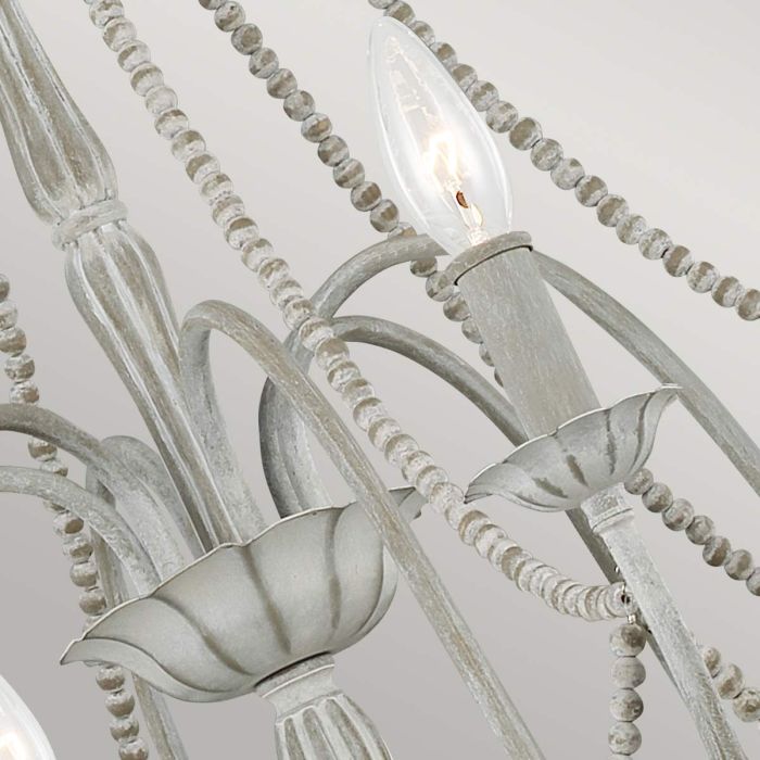 Maryville 6 Light Chandelier - Washed Grey
