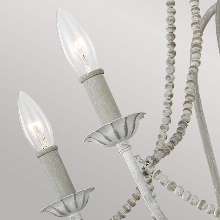 Maryville 6 Light Chandelier - Washed Grey