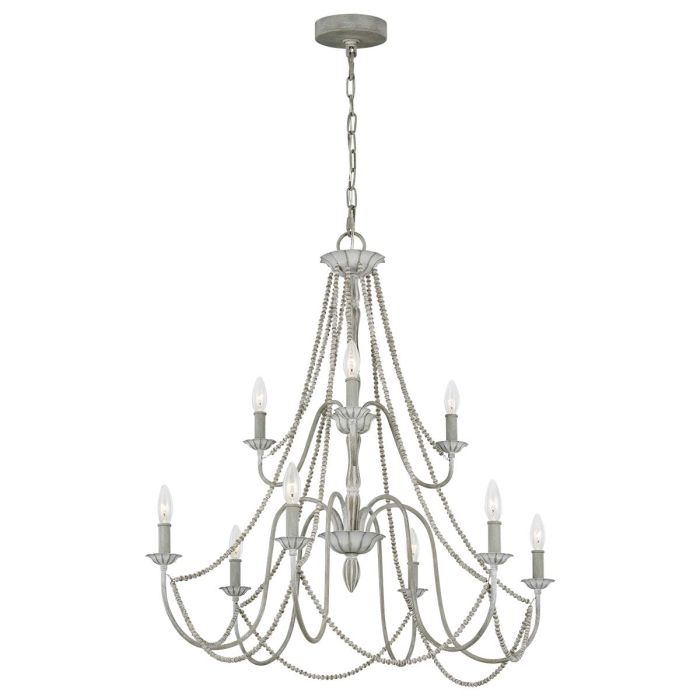 Maryville 9 Light Chandelier - Washed Grey