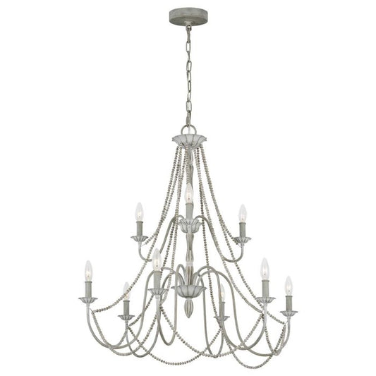 Maryville 9 Light Chandelier - Washed Grey
