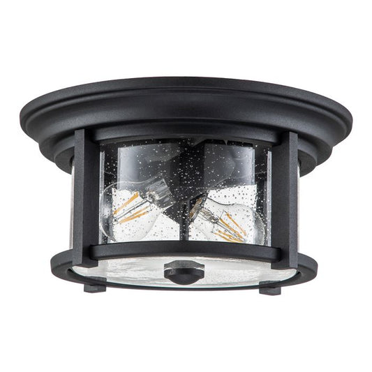 Merrill 2 Light Flush - Black
