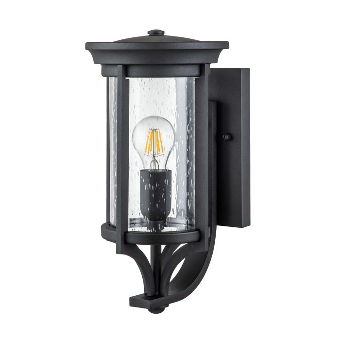 Merrill 1 Light Small Wall Lantern - Black