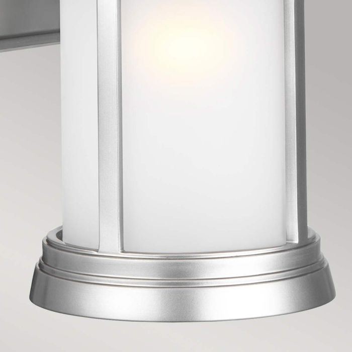 Newport 1 Light Medium Wall Lantern - Painted Brushed Steel