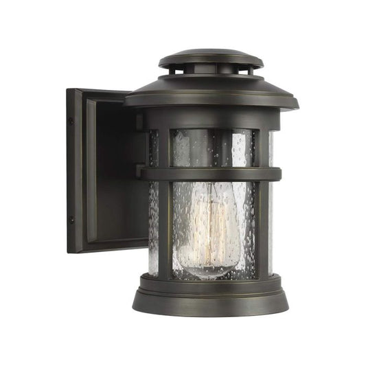 Newport 1 Light Small Wall Lantern - Antique Bronze