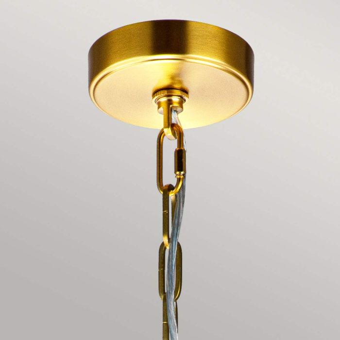 Nico 1 Light Large Pendant - Burnished Brass
