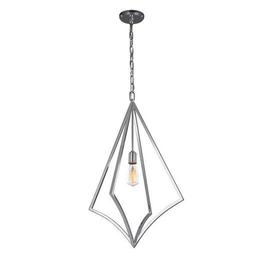 Nico 1 Light Large Pendant - Polished Chrome
