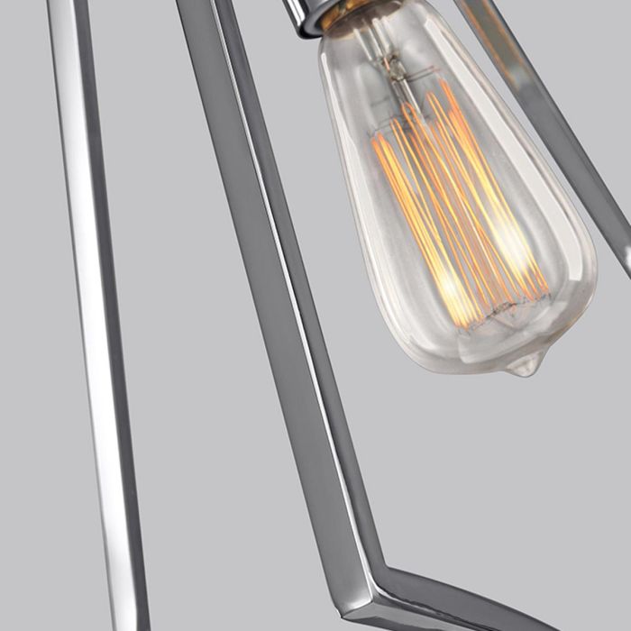 Nico 1 Light Large Pendant - Polished Chrome