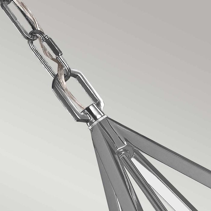 Nico 1 Light Large Pendant - Polished Chrome