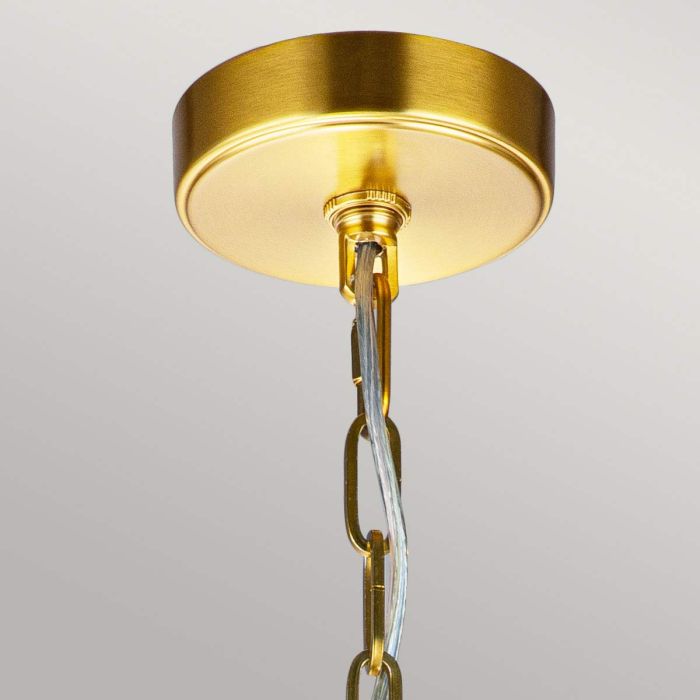 Nico 1 Light Medium Pendant - Burnished Brass