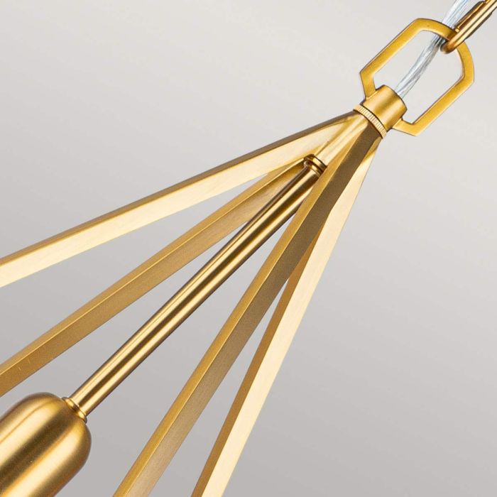 Nico 1 Light Medium Pendant - Burnished Brass