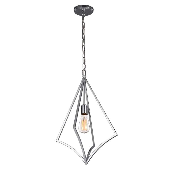 Nico 1 Light Medium Pendant - Polished Chrome