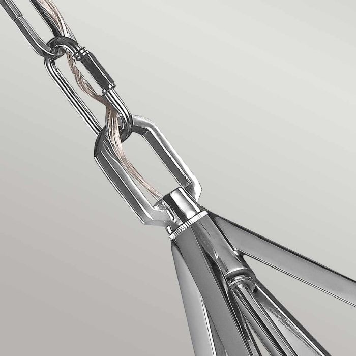 Nico 1 Light Medium Pendant - Polished Chrome