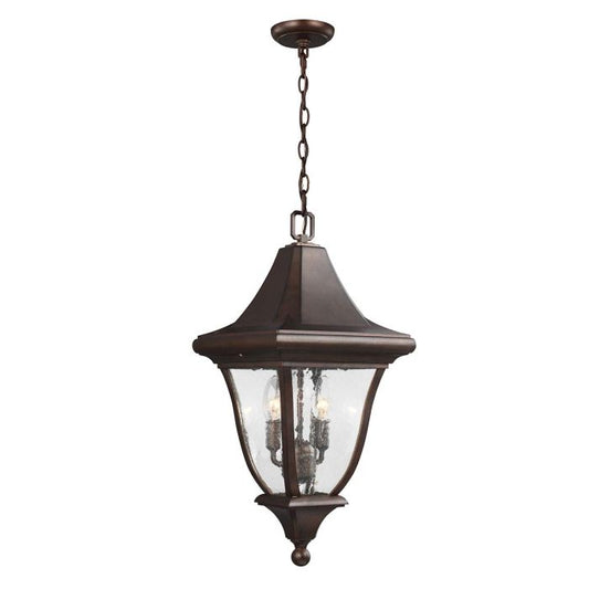 Oakmont 3 Light Medium Chain Lantern - Patina Bronze
