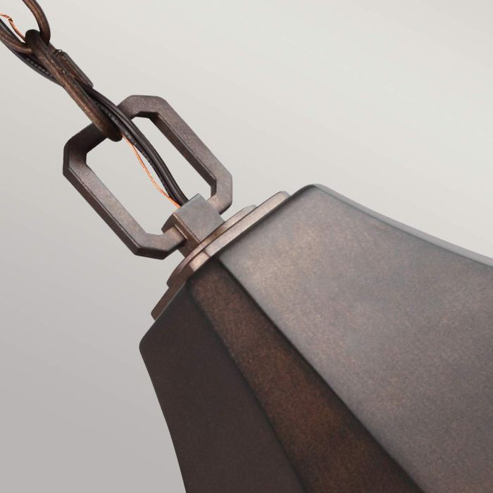 Oakmont 3 Light Medium Chain Lantern - Patina Bronze