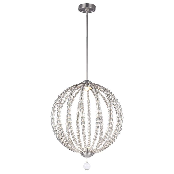 Oberlin Medium LED Pendant - Satin Nickel
