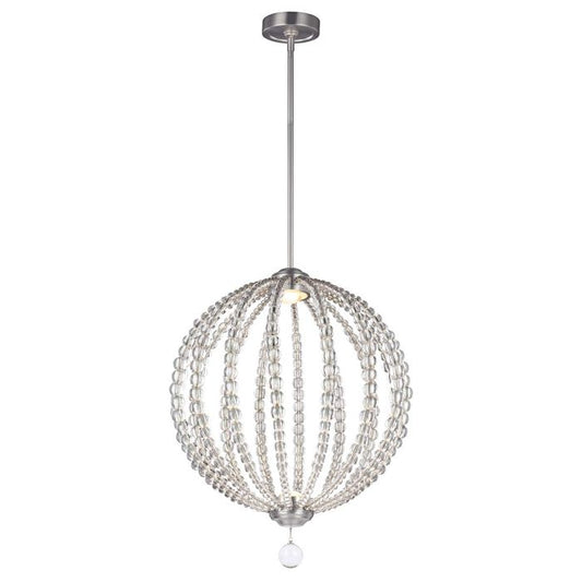 Oberlin Medium LED Pendant - Satin Nickel