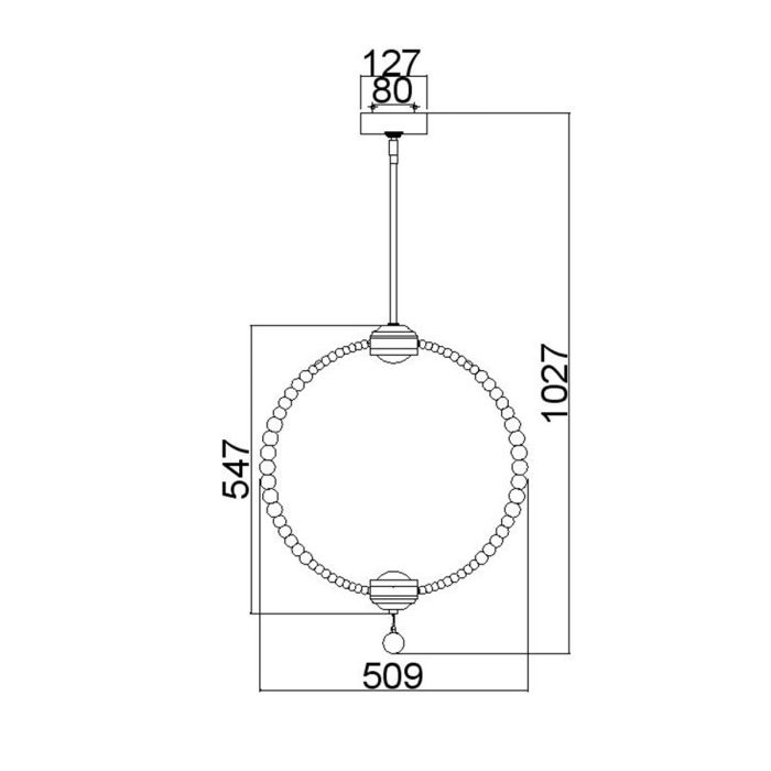 Oberlin Medium LED Pendant - Satin Nickel
