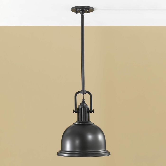 Parker 1 Light Pendant Light - Dark Bronze